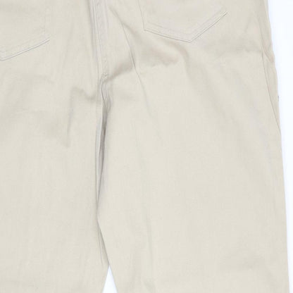 Womens UK Size 20 Damart Regular Fit  Beige Trousers