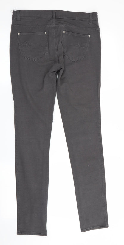 Denim Co - Secret Stretch  Womens Grey   Skinny Jeans Size 10 L31 in