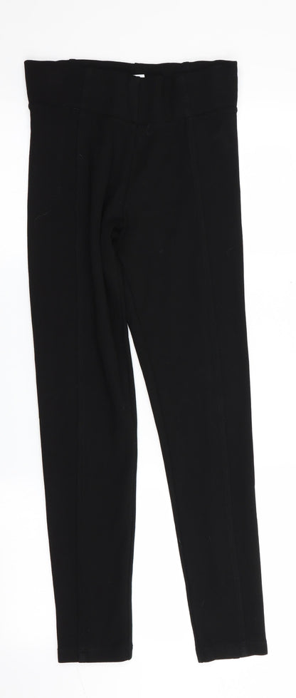 Via Appia Womens Black   Jegging Leggings  L28 in - Deep Elastic Waistband