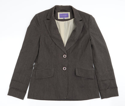Autonomy Womens Brown   Jacket Suit Jacket Size 12