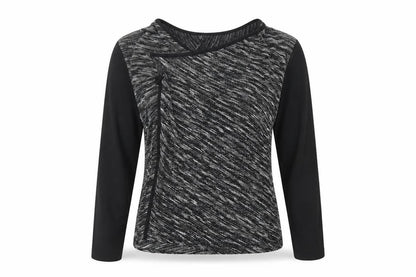 Womens UK Size 16 BHS Grey Wrap Jumper