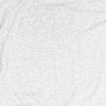 Womens UK Size 14 M&S Grey Henley Jumper