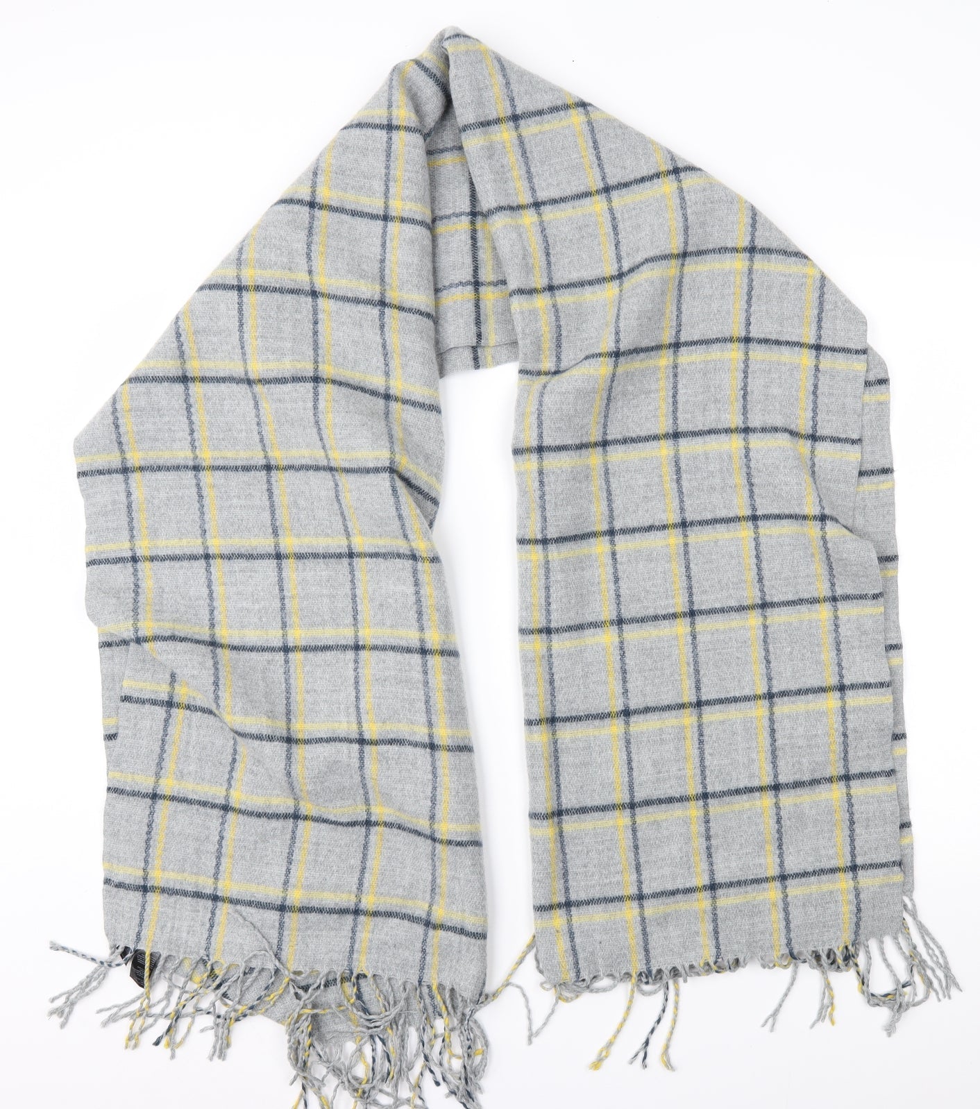 Accessorize Womens Grey Plaid   Scarf