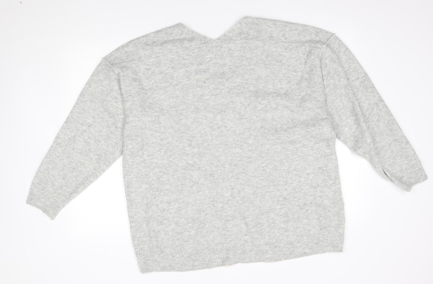 Womens UK Size 14 Topshop Grey Pullover Jumper