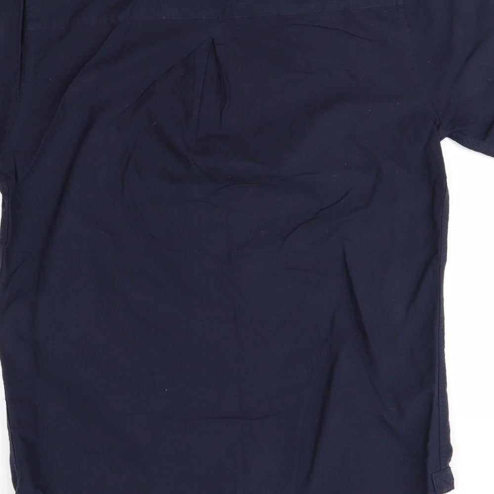 River Island Mens Blue    Button-Up Size XS