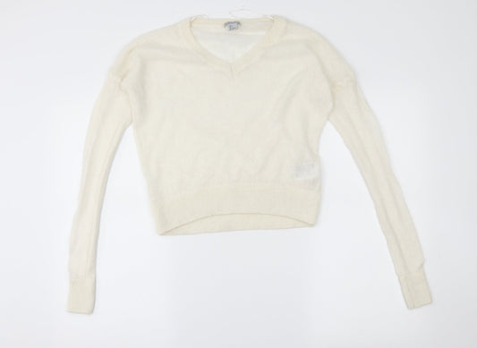 Womens UK Size S H&M Ivory Pullover Jumper