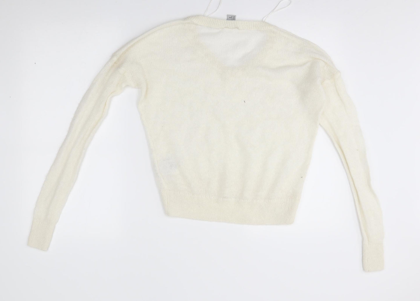 Womens UK Size S H&M Ivory Pullover Jumper