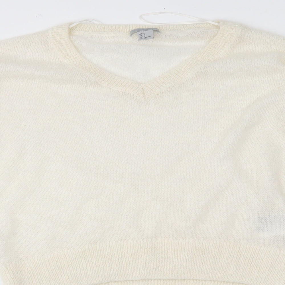 Womens UK Size S H&M Ivory Pullover Jumper
