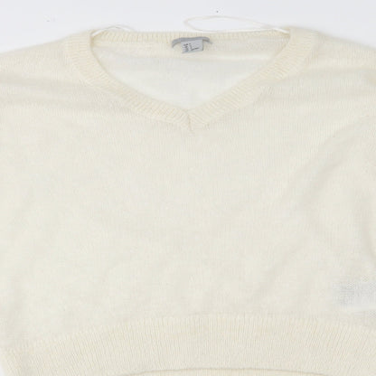 Womens UK Size S H&M Ivory Pullover Jumper