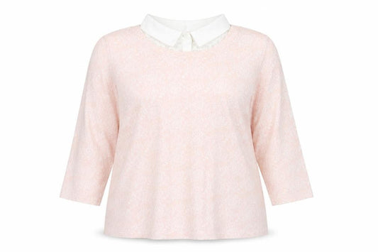Marks & Spencer Womens Pink Floral  Pullover Jumper Size 16