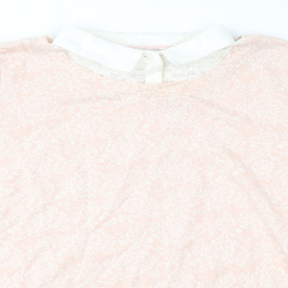Womens UK Size 16 m&s Pink Pullover Jumper