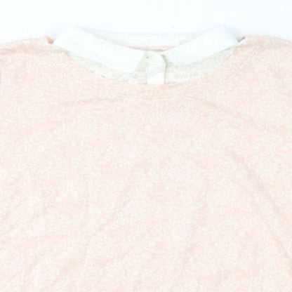 Womens UK Size 16 m&s Pink Pullover Jumper