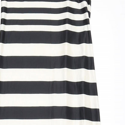 Preworn Womens Multicoloured Striped  Pencil Dress