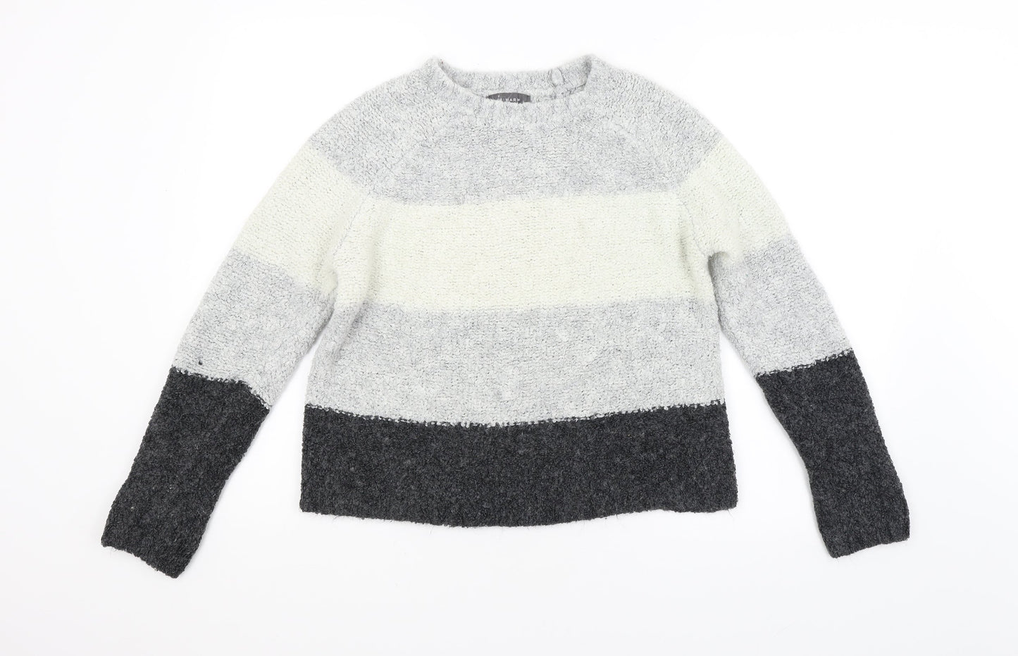 Primark Womens Multicoloured Striped  Pullover Jumper Size 12