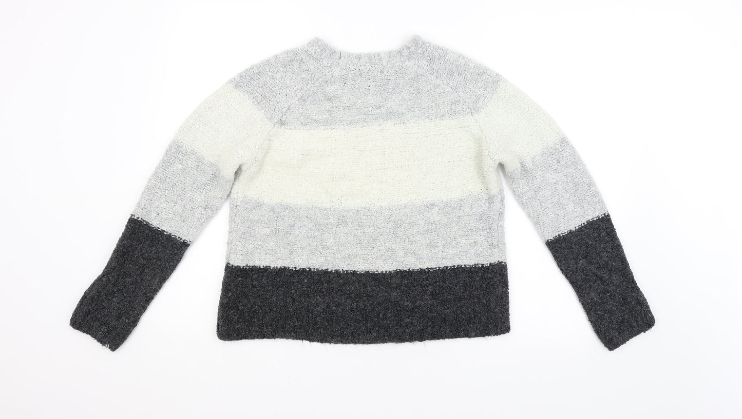 Primark Womens Multicoloured Striped  Pullover Jumper Size 12