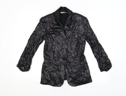 Womens UK Size 8 Preworn Black Jacket