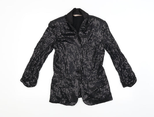 Womens UK Size 8 Preworn Black Jacket