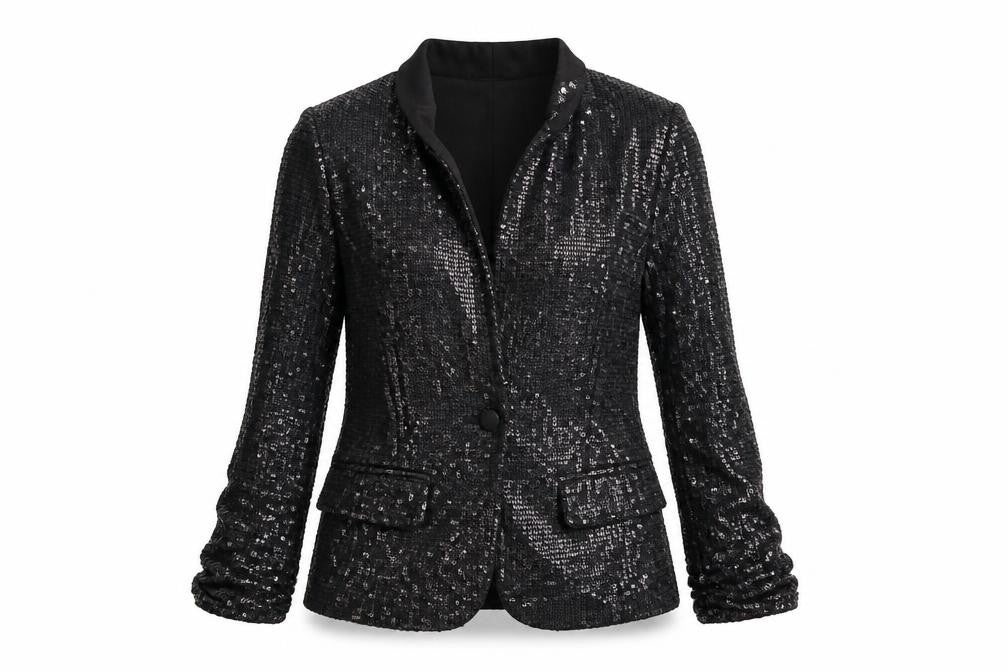 Womens UK Size 8 Preworn Black Jacket