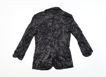 Womens UK Size 8 Preworn Black Jacket