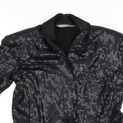 Womens UK Size 8 Preworn Black Jacket