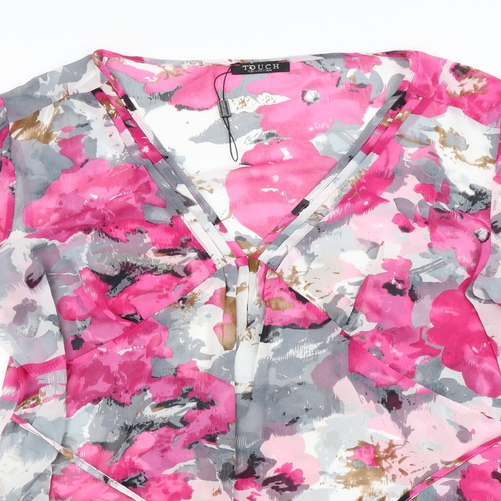 Womens UK Size  Jenny Lloyd Multicoloured Basic Blouse