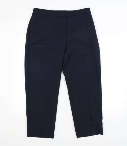Womens UK Size 14 M&S Regular Fit  Blue Trousers