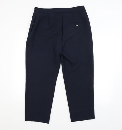 Womens UK Size 14 M&S Regular Fit  Blue Trousers