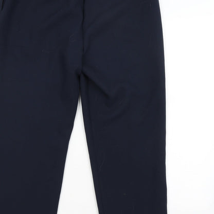 Womens UK Size 14 M&S Regular Fit  Blue Trousers
