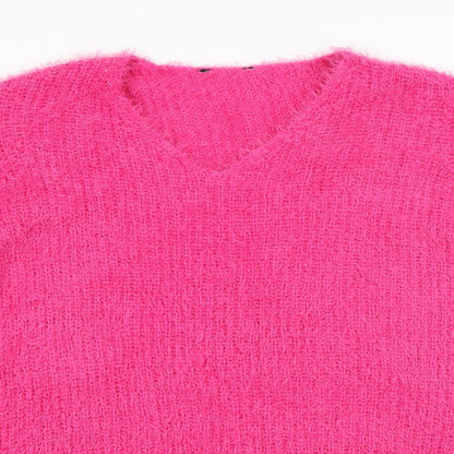 Pep&Co. Womens Pink   Pullover Jumper Size 16