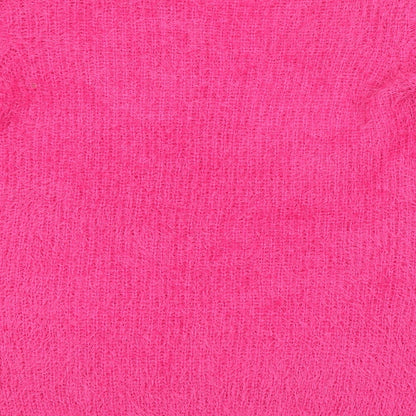 Pep&Co. Womens Pink   Pullover Jumper Size 16
