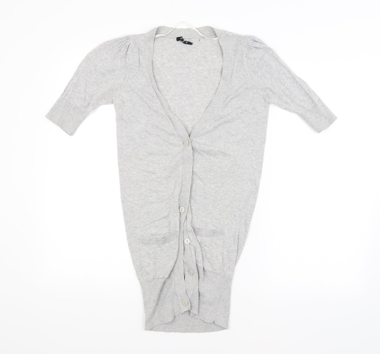 Womens UK Size 8 Atmosphere Grey Cardigan Jumper