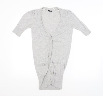Womens UK Size 8 Atmosphere Grey Cardigan Jumper