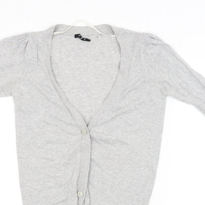 Womens UK Size 8 Atmosphere Grey Cardigan Jumper