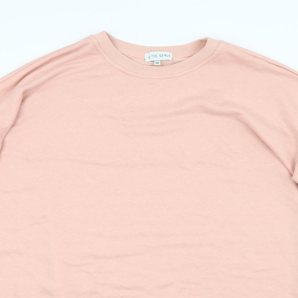 Womens UK Size 10 In the Style Pink Pullover Jumper