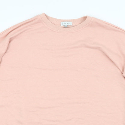 Womens UK Size 10 In the Style Pink Pullover Jumper