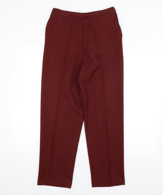 Womens UK Size 14 Saira of Manchester Regular Fit  Red Trousers