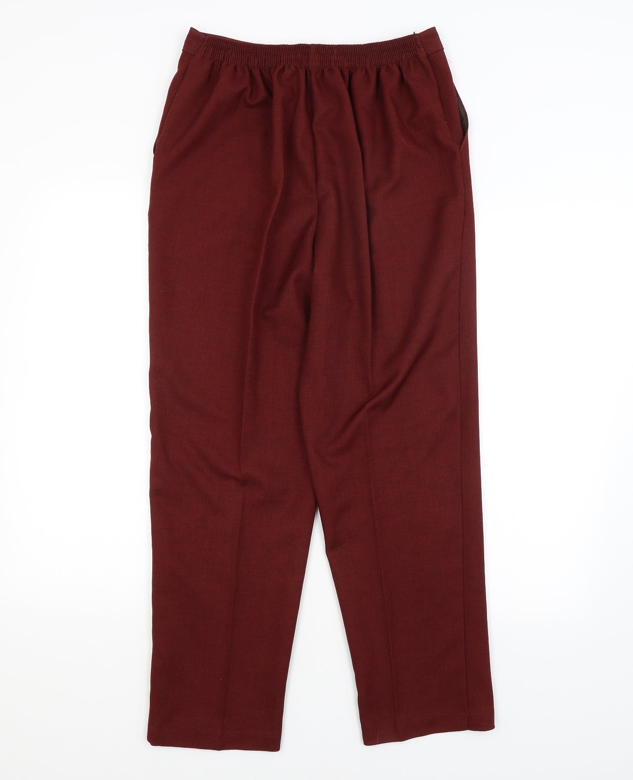 Womens UK Size 14 Saira of Manchester Regular Fit  Red Trousers