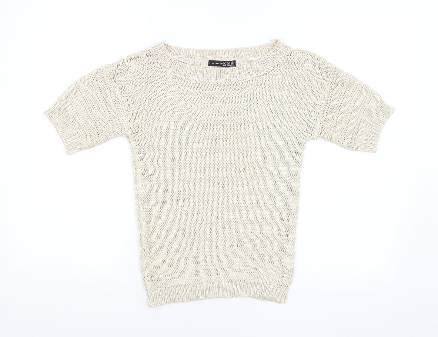 Womens UK Size 6 Atmosphere Beige Pullover Jumper