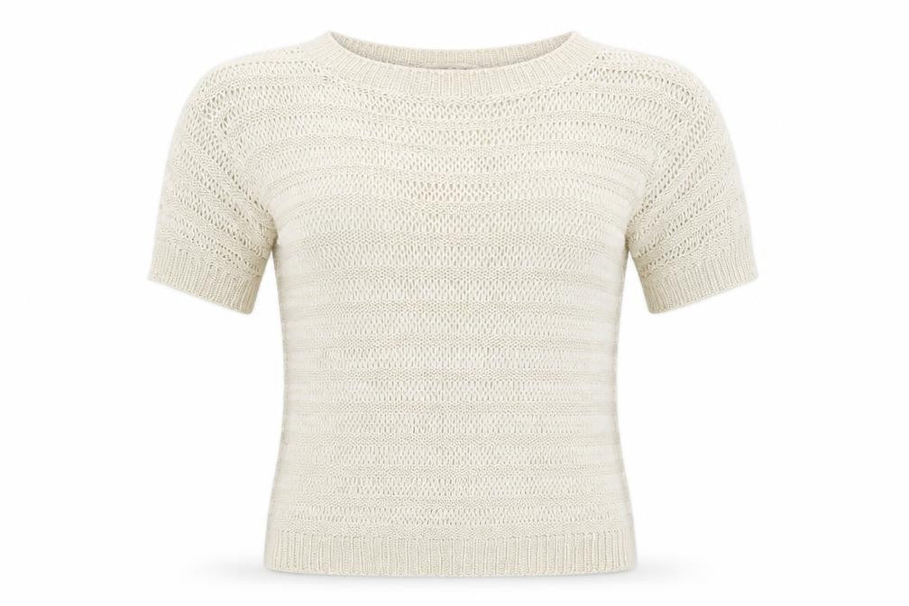 Womens UK Size 6 Atmosphere Beige Pullover Jumper