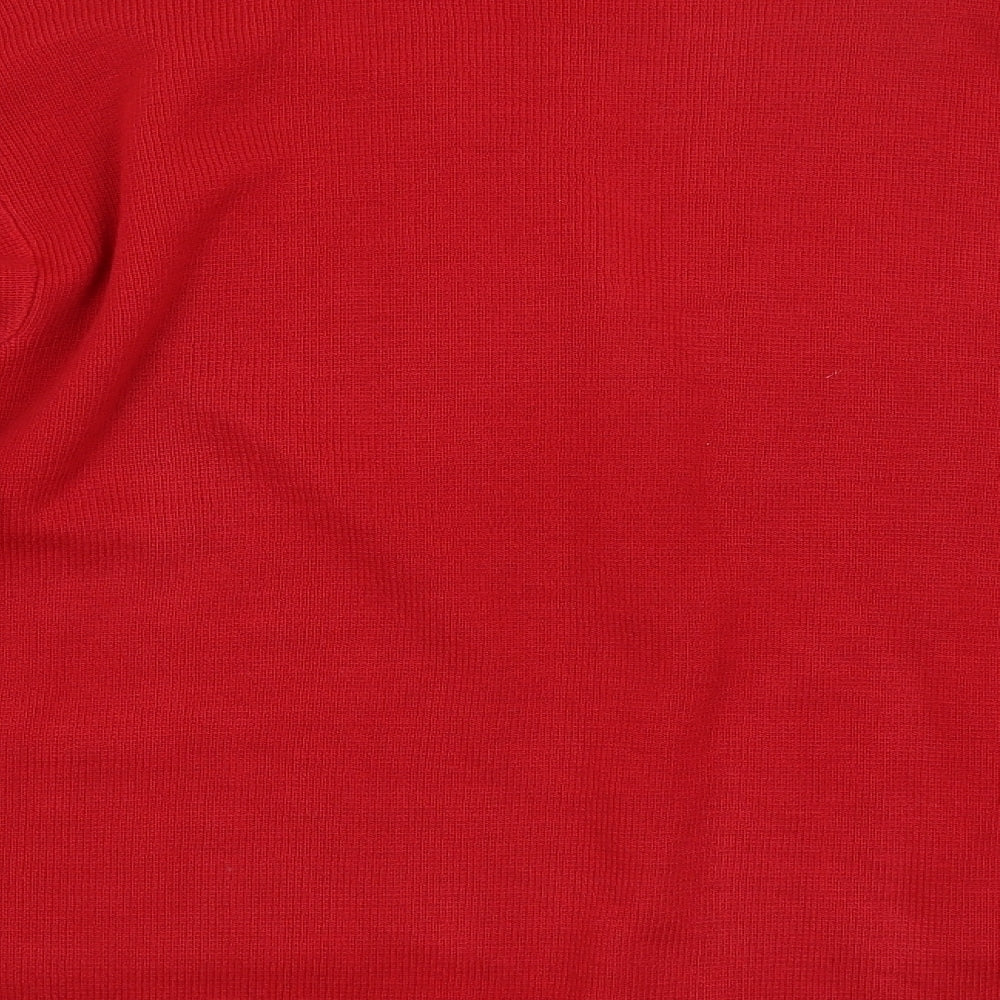 Daxon Womens Red   Cardigan Jumper