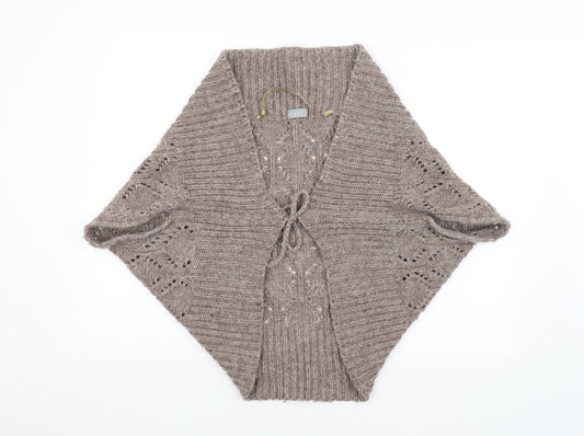 Womens UK Size M Per Una Brown Cardigan Jumper