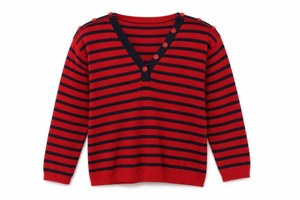 Womens UK Size M Mango Red Pullover Jumper