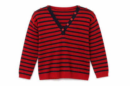 Womens UK Size M Mango Red Pullover Jumper