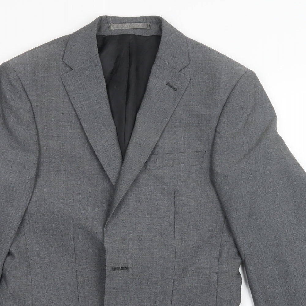 Mens UK Size  karl jackson Regular Grey Suit Jacket