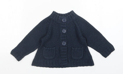 miniclub Baby Blue   Cardigan Jumper Size 9-12 Months