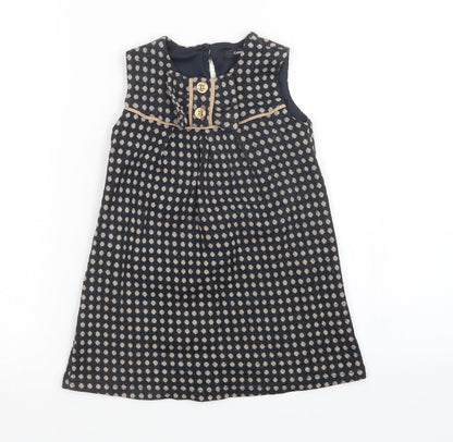 George Girls Multicoloured Plaid  A-Line  Size 2-3 Years