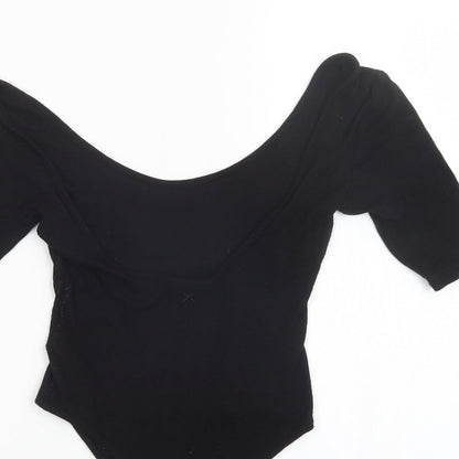 collision Womens Black   Unitard One-Piece Size 8