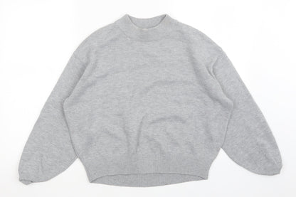 H&M Womens Grey   Pullover Sweatshirt Size M