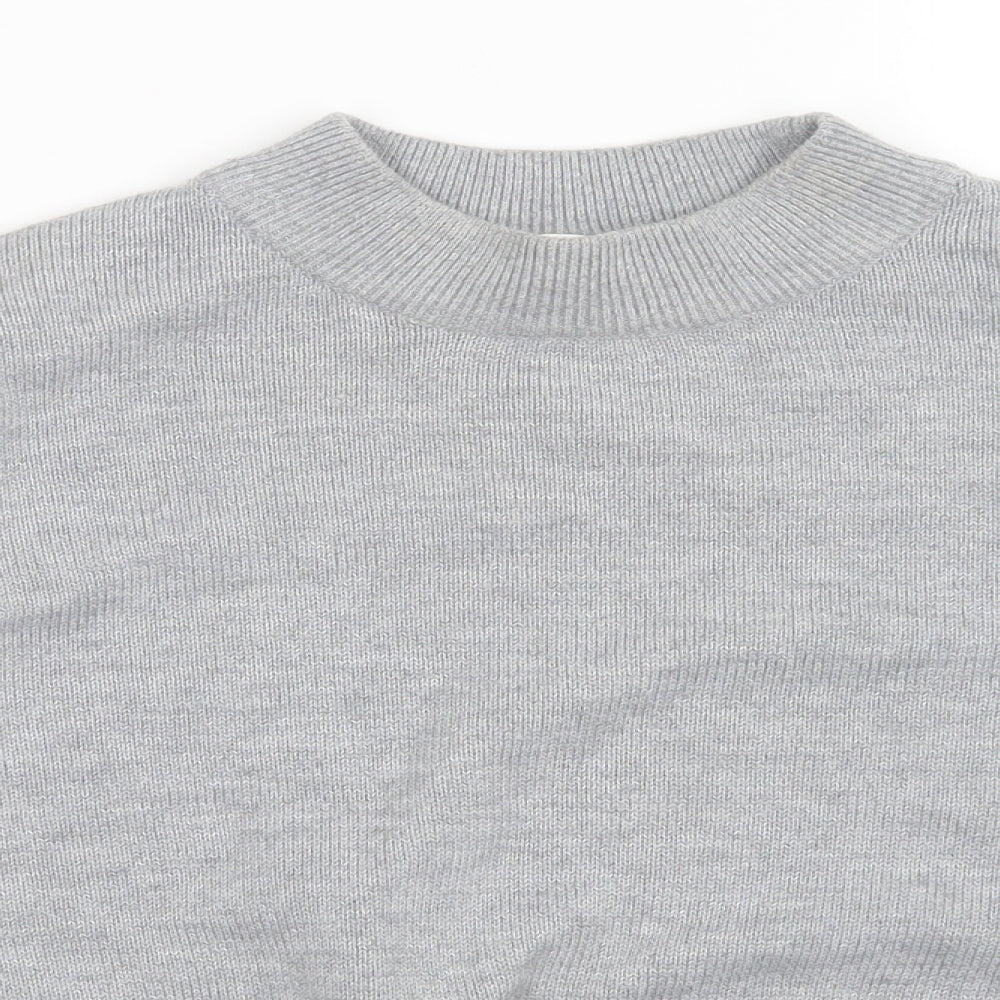 H&M Womens Grey   Pullover Sweatshirt Size M