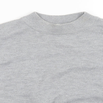 H&M Womens Grey   Pullover Sweatshirt Size M